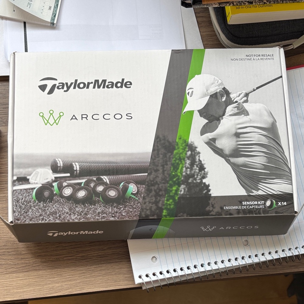 TaylorMade Arccos Sensor Kit - Black and Green Design